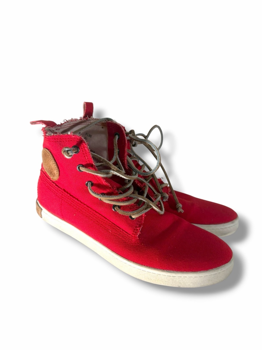 Men’s Blackstone Red High Top Cherry Red Canvas Sneakers Size 41 US 8/8.5